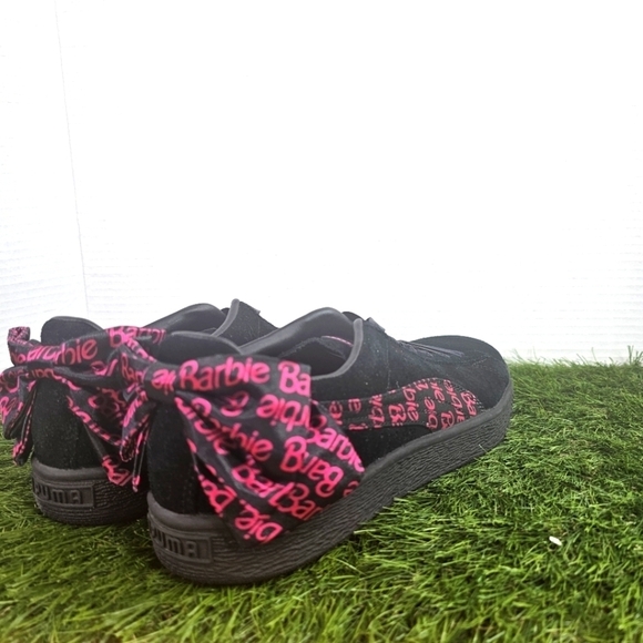 Puma x Barbie Black and Pink Sneakers - Picture 5 of 10